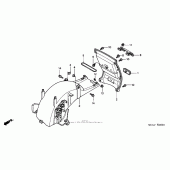 Схема узла: Заднее крыло для Honda GL1800 Gold Wing