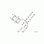 Схема вузла: Lower wind deflectors для Honda VTX1800