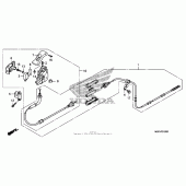 Схема вузла: Parking brake для Honda VFR1200 VFR