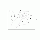 Схема вузла: Pannier stay set для Honda XL1000V Varadero