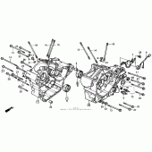 Схема узла: Картер двигателя для Honda XL600 Transalp