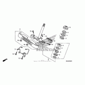 Схема вузла: Рульова траверса для Honda CMX250 Rebel