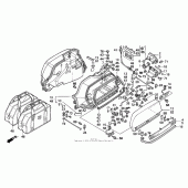 Схема узла: Кофр для Honda GL1500 Gold Wing Aspencade