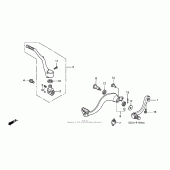 Схема вузла: Педаль (Лапка) для Honda CR250