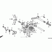 Схема вузла: Gear shift drum для Honda CRF450 CRF450R