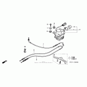 Схема вузла: Servo motor для Honda CBR900RR CBR954RR Fireblade