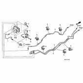 Схема вузла: Brake lines / pcv. (ABS) для Honda XL700V Transalp