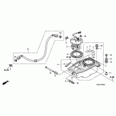 Схема вузла: Паливний насос для Honda NSA700 DN-01