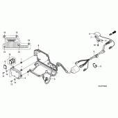 Схема узла: Блок навигации для Honda GL1800 Gold Wing