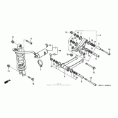 Схема узла: Задний амортизатор для Honda NRX1800 Valkyrie Rune