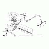 Схема вузла: Циліндр зчеплення для Honda VFR800 Interceptor