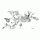 Схема узла: Электрооборудование для Honda VT750 Shadow Spirit