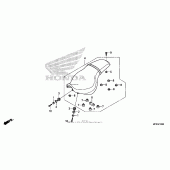 Схема узла: Сиденье (1) для Honda VT1300 Interstate