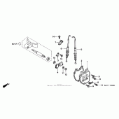 Схема вузла: Exhaust valve (05- 07) для Honda CR250