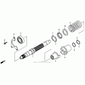 Схема вузла: Primary shaft для Honda ST1100 Pan-European