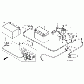 Схема вузла: Акумулятор для Honda CB1300 Super Four