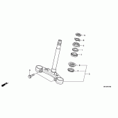 Схема узла: Рулевая траверса для Honda NSA700 DN-01