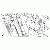 Схема узла: Задняя подвеска для Honda CRF250 CRF250R