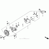 Схема вузла: Масляний насос для Honda NX250