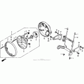 Схема узла: Фара для Honda CB1000 CB1000F