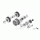 Схема вузла: Clutch (2) для Honda VFR1200 VFR