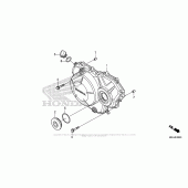 Схема вузла: Right Crankcase Cover (1) для Honda VFR1200 Crosstourer