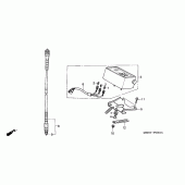 Схема узла: Панель приборов (DK/ED/U) для Honda XR650