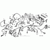 Схема вузла: Електрообладнання для Honda VTX1800