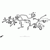 Схема вузла: Жгут проводки 1100 для Honda ST1100 Pan-European