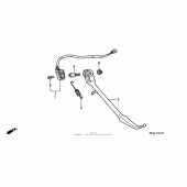 Схема узла: Подставка для Honda VF750 Magna