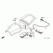 Схема узла: Сиденье для Honda CBR600 CBR600RR
