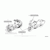 Схема вузла: Mark + Emblem для Honda NC700