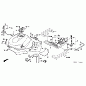 Схема вузла: Паливний бак для Honda VTR1000 Firestorm