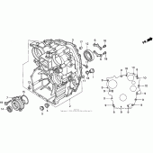 Схема узла: Rear case для Honda GL1500 Valkyrie Interstate