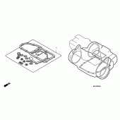 Схема вузла: Комплект прокладок В для Honda CBR600