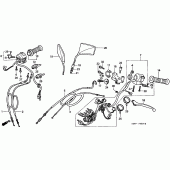 Схема узла: Switch/cable для Honda CMX250 Rebel