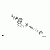 Схема вузла: Балансир для Honda CRF150 CRF150RB