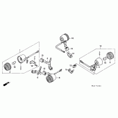 Схема вузла: Поворотники для Honda XR600