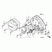 Схема вузла: Права кришка картера для Honda XR650