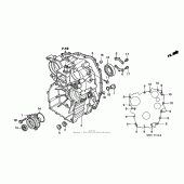 Схема узла: Rear case для Honda GL1500 Valkyrie Deluxe