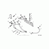 Схема вузла: Saddlebag mounting brackets (vt1300ct) для Honda VT1300 Interstate