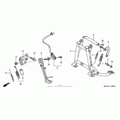 Схема узла: Подставка для Honda ST1300 Pan-European