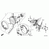 Схема вузла: Фара для Honda CB1100