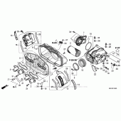 Схема вузла: Повітряний фільтр для Honda CB1100