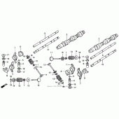 Схема узла: Клапан для Honda GL1500 Gold Wing Aspencade