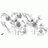 Схема вузла: Карбюратор (COMPONENT PARTS) для Honda CB1000 CB1000F
