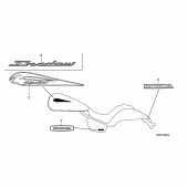 Схема узла: Label read the manual для Honda VT750 Shadow Spirit