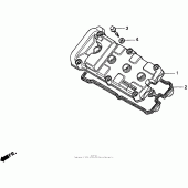 Схема вузла: Клапанна кришка для Honda CBR900RR CBR919RR Fireblade