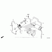 Схема вузла: Система вентиляції бака для Honda CB300F