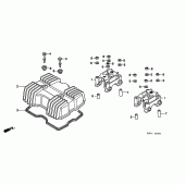 Схема узла: Клапанная крышка для Honda CMX250 Rebel